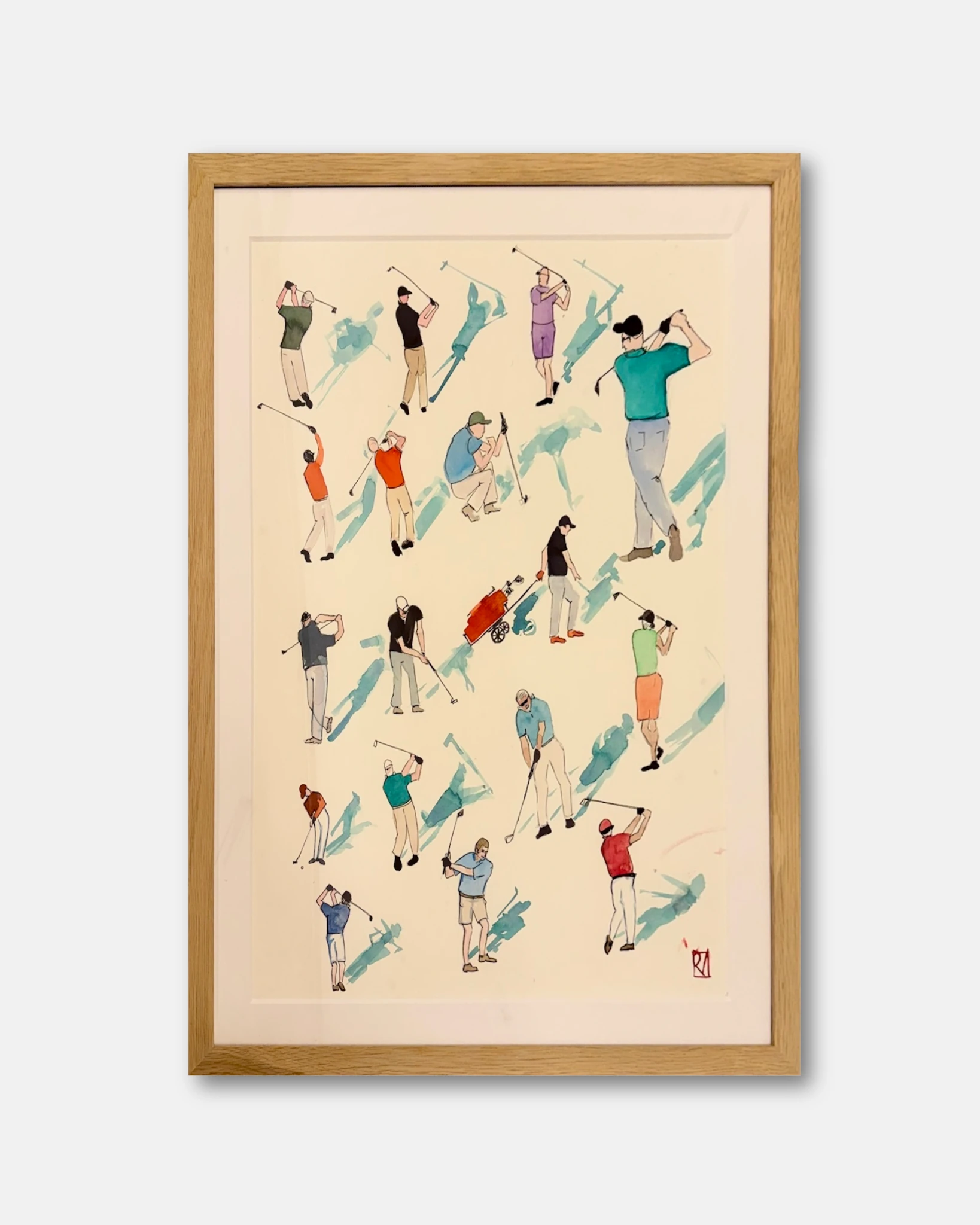 Golfing the Engadin V - alternate view